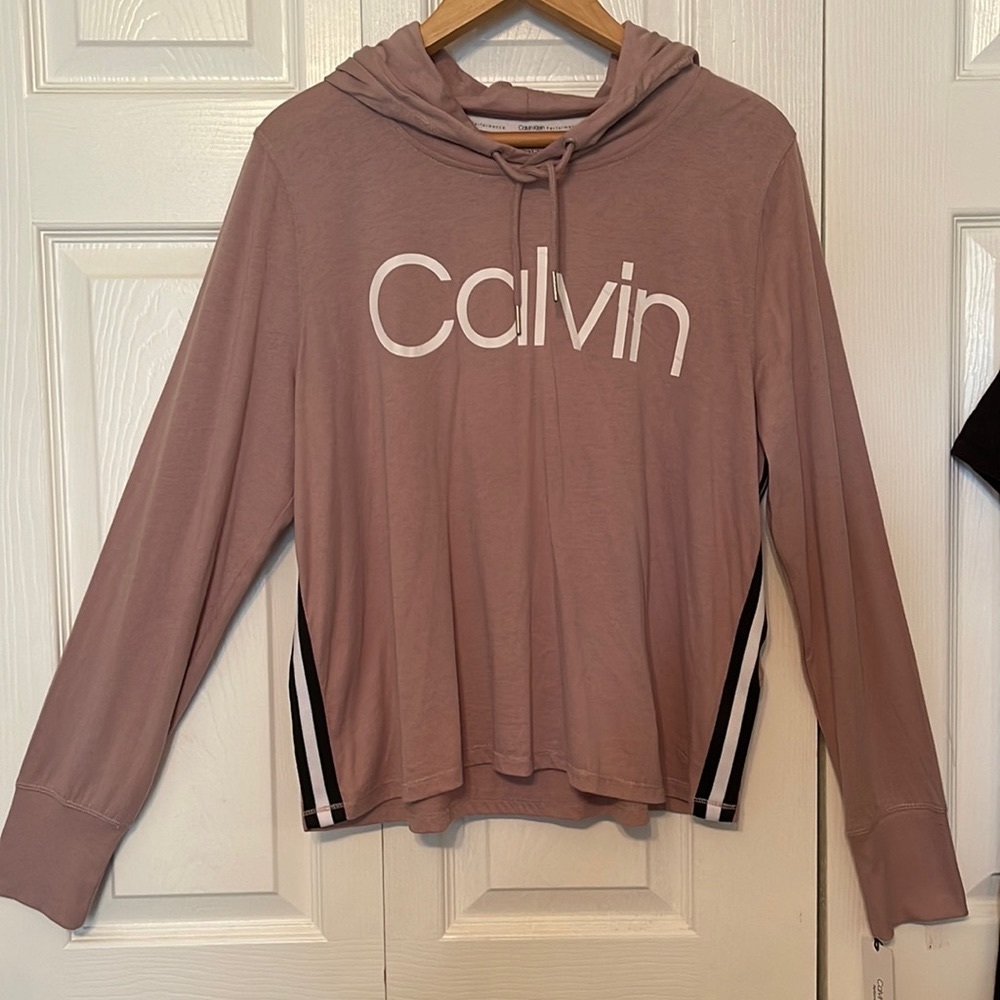 NWT - Calvin Klein Performance soft knit hoodie -  Sz LG